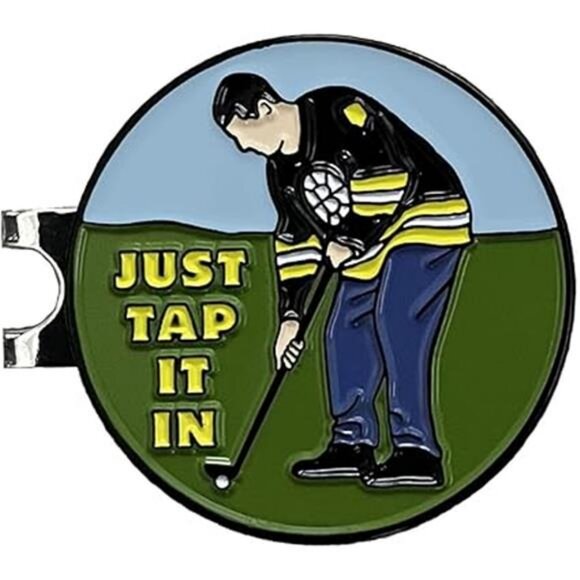 Funny Golf Hat Clip with Enamel Magnetic Ball Marker - Picture 5 of 5